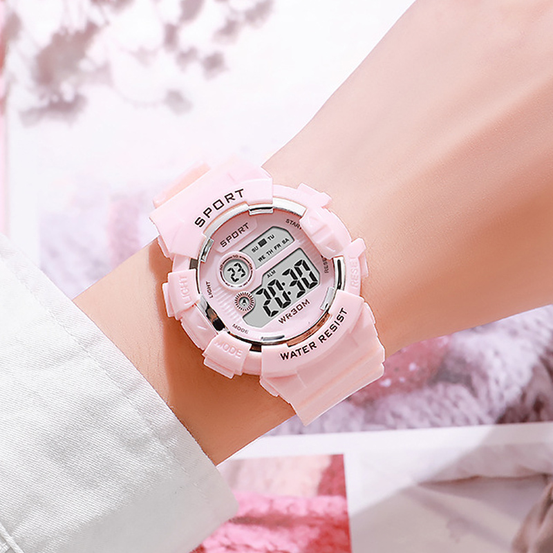Smartwatch Watches Gift For Girls - ساعات أطفال عصرية مضيئة مقاومة للماء