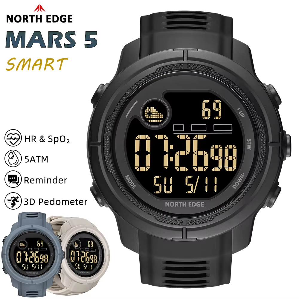 Smartwatch Watches For Mens - NORTH EDGE NEW MARS 5 ساعة