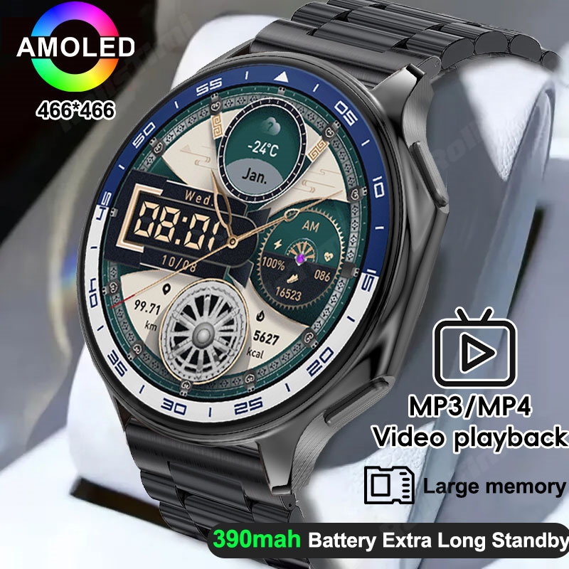 Timex Watches Smartwatch - 1.43 AMOLED ساعة ذكية ثلاثية الأبعاد