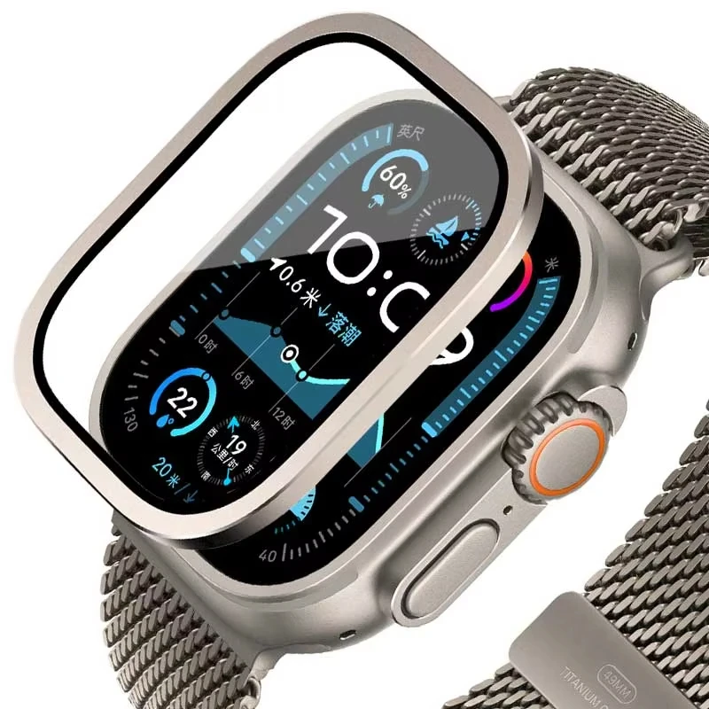 Smartwatch Watches For Mens - زجاج مقسى لساعة أبل الترا 49