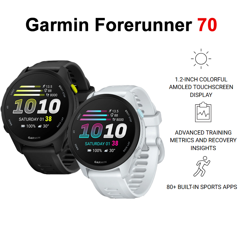 Timex Watches Smartwatch - ساعة جارمين فوررنر 70 الذكية للجري