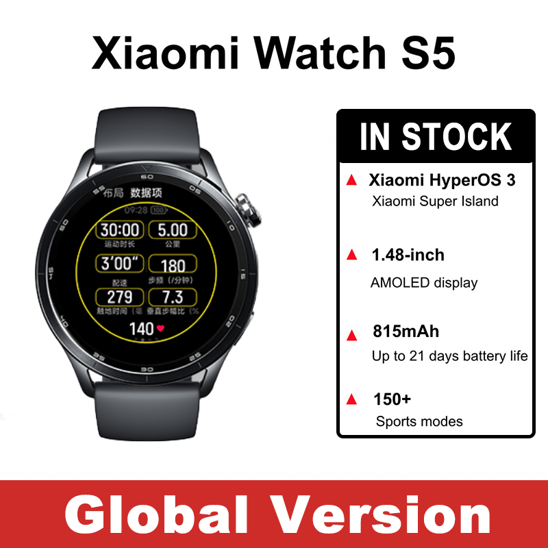 Timex Watches Smartwatch - ساعة شاومي S5 النسخة العالمية مع