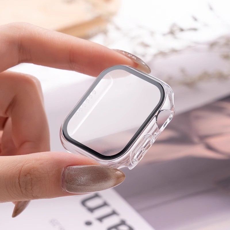 Smartwatch Watches For Girls - 3 حزمة الزجاج + غطاء لساعة