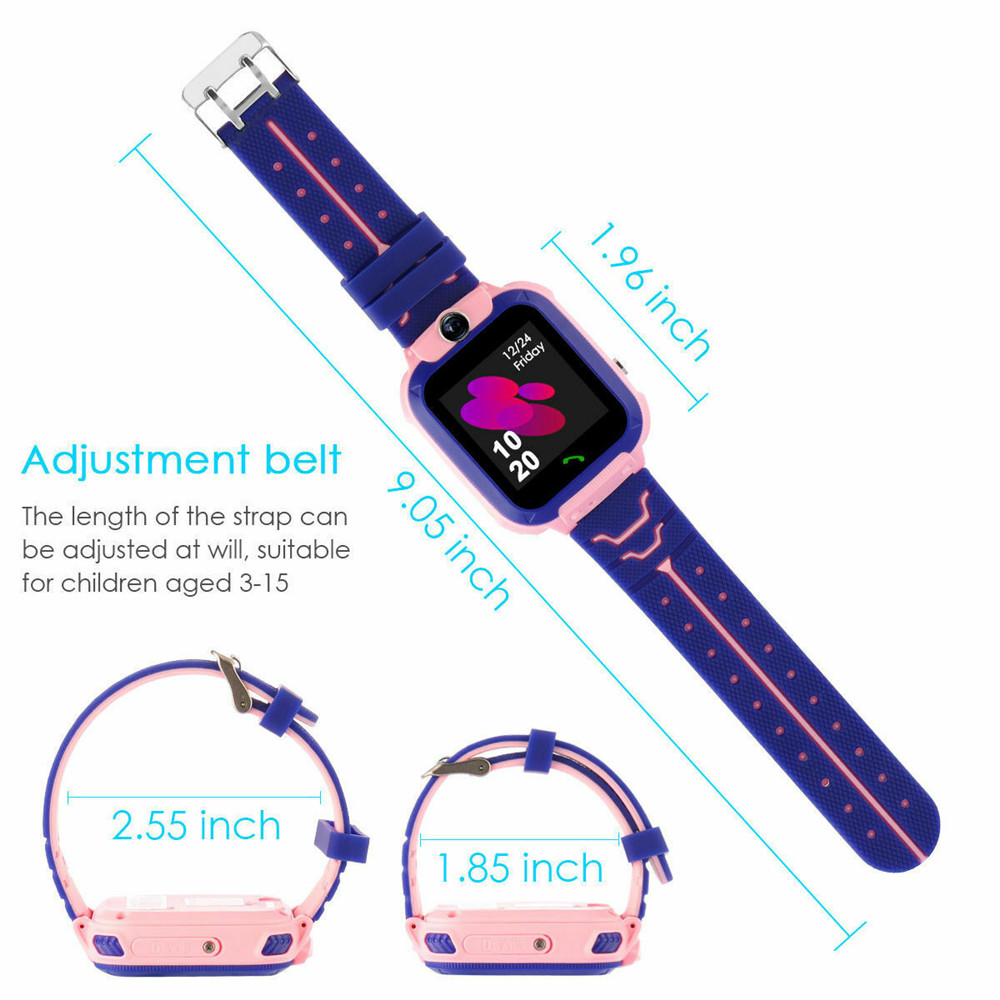 2G Kids ساعة ذكية SOS Call LBS - مراجعة Smartwatch Watches For Girls Kids وسعره