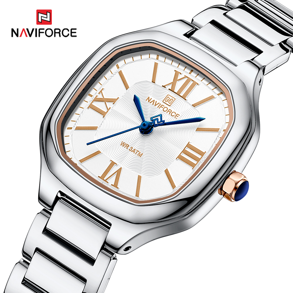 ساعة NAVIFORCE الفاخرة للنساء  - مراجعة Minimalist Thin Watch وسعره