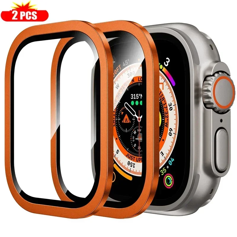 2 قطعة إطار معدني من التيتانيو - مراجعة Smartwatch Watches For Mens وسعره