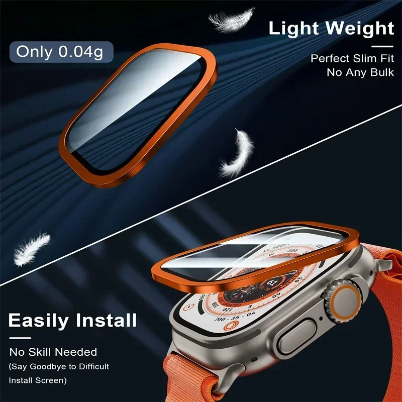 2 قطعة إطار معدني من التيتانيو - مراجعة Smartwatch Watches For Mens وسعره