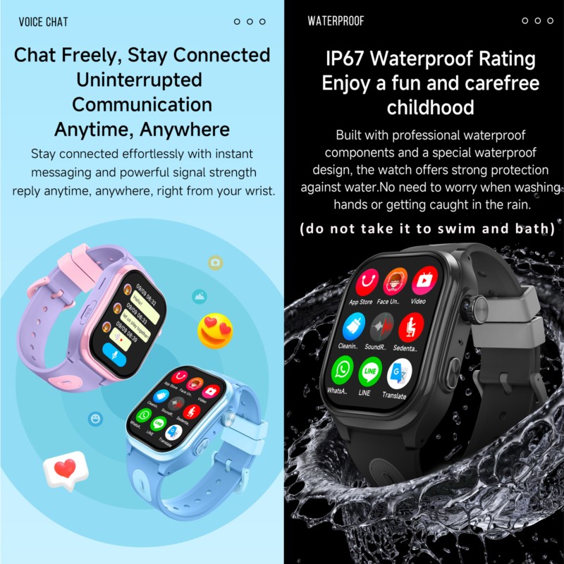 ساعة ذكية للأطفال بتقنية 4G مع - مراجعة Smartwatch Digital Watches For Kids وسعره