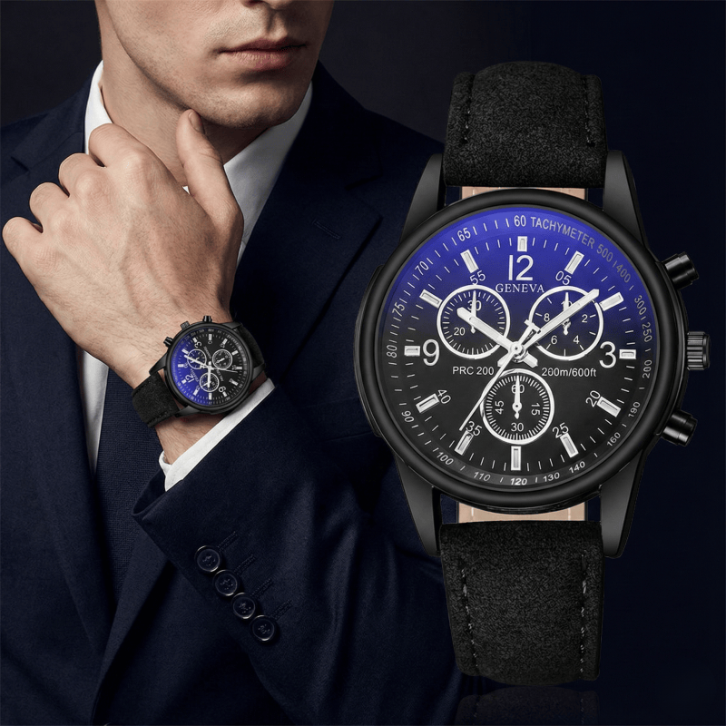 ساعات جنيف الرجالية الكرونوغرا - مراجعة Smartwatch Watches Best Gift For Men وسعره