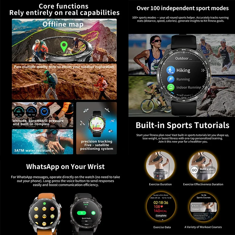 2026 ساعة ذكية جديدة للرجال مع - مراجعة Smartwatch Professional Watches For Men وسعره