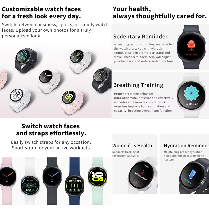 ساعة ذكية نسائية كلاسيكية جديد - مراجعة Smartwatch Watches For Mens وسعره