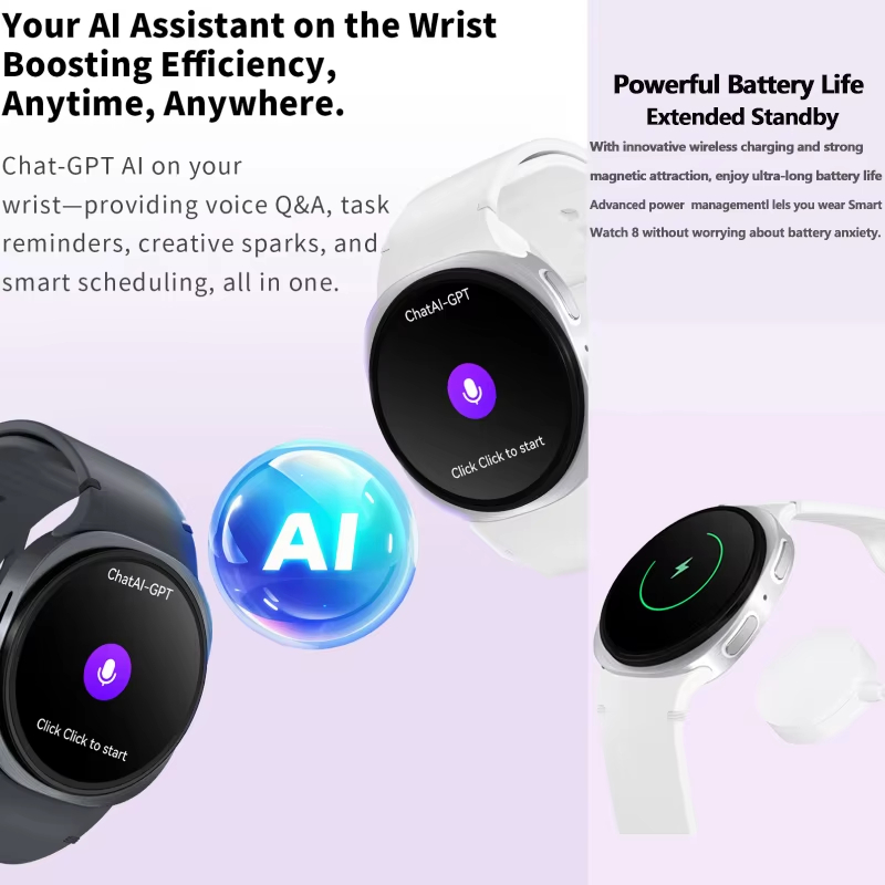 ساعة ذكية نسائية كلاسيكية جديد - مراجعة Smartwatch Watches For Mens وسعره