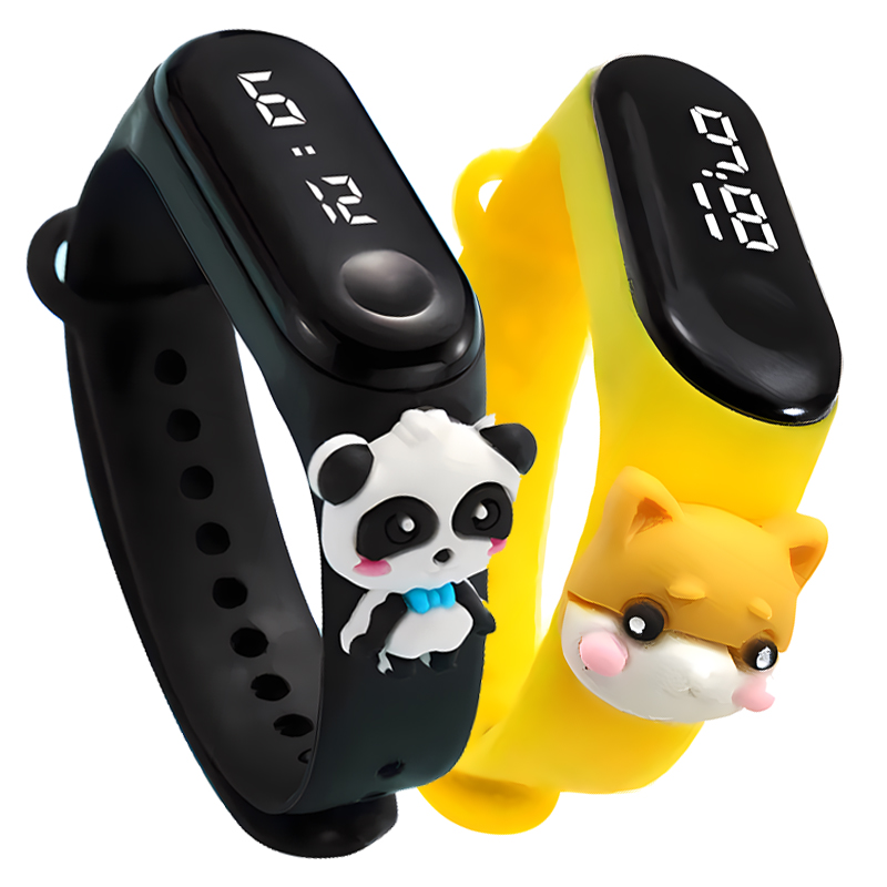 ساعة ذكية متعددة الألوان للأطف - مراجعة Smartwatch Digital Watches For Kids وسعره