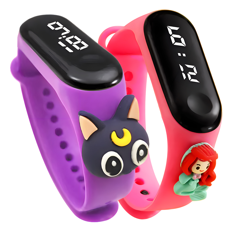ساعة ذكية متعددة الألوان للأطف - مراجعة Smartwatch Digital Watches For Kids وسعره