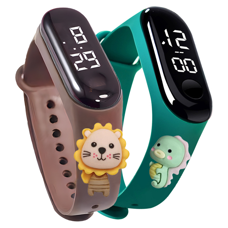 ساعة ذكية متعددة الألوان للأطف - مراجعة Smartwatch Digital Watches For Kids وسعره