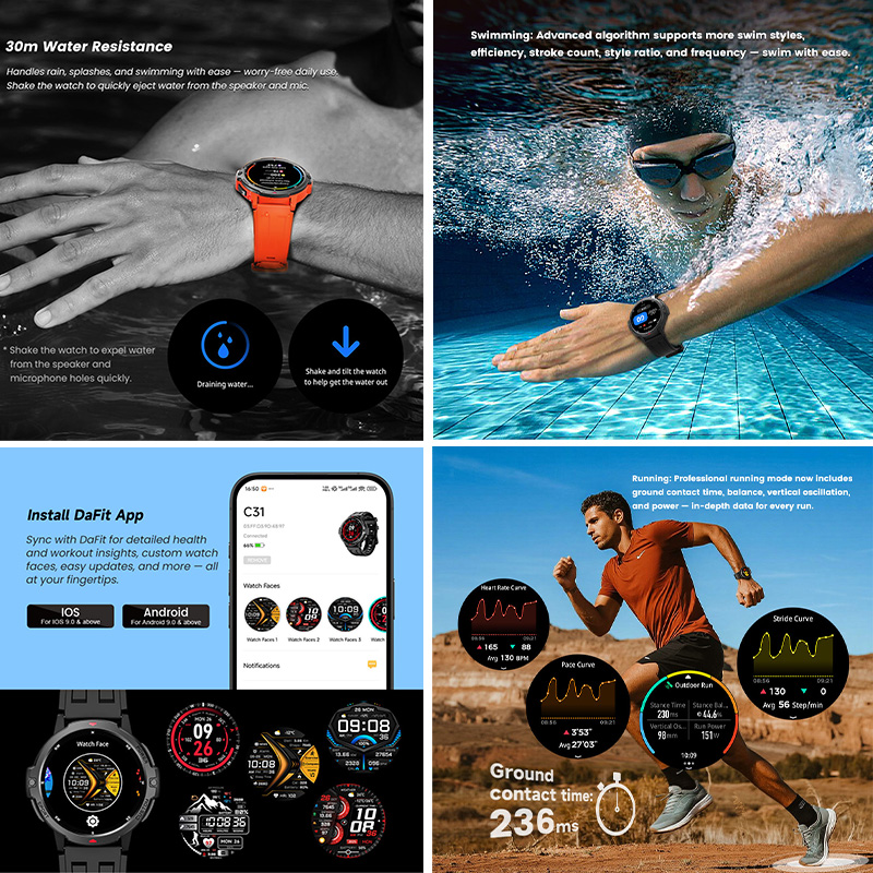 ساعة ذكية بتقنية البلوتوث مع ب - مراجعة Timex Watches Smartwatch وسعره