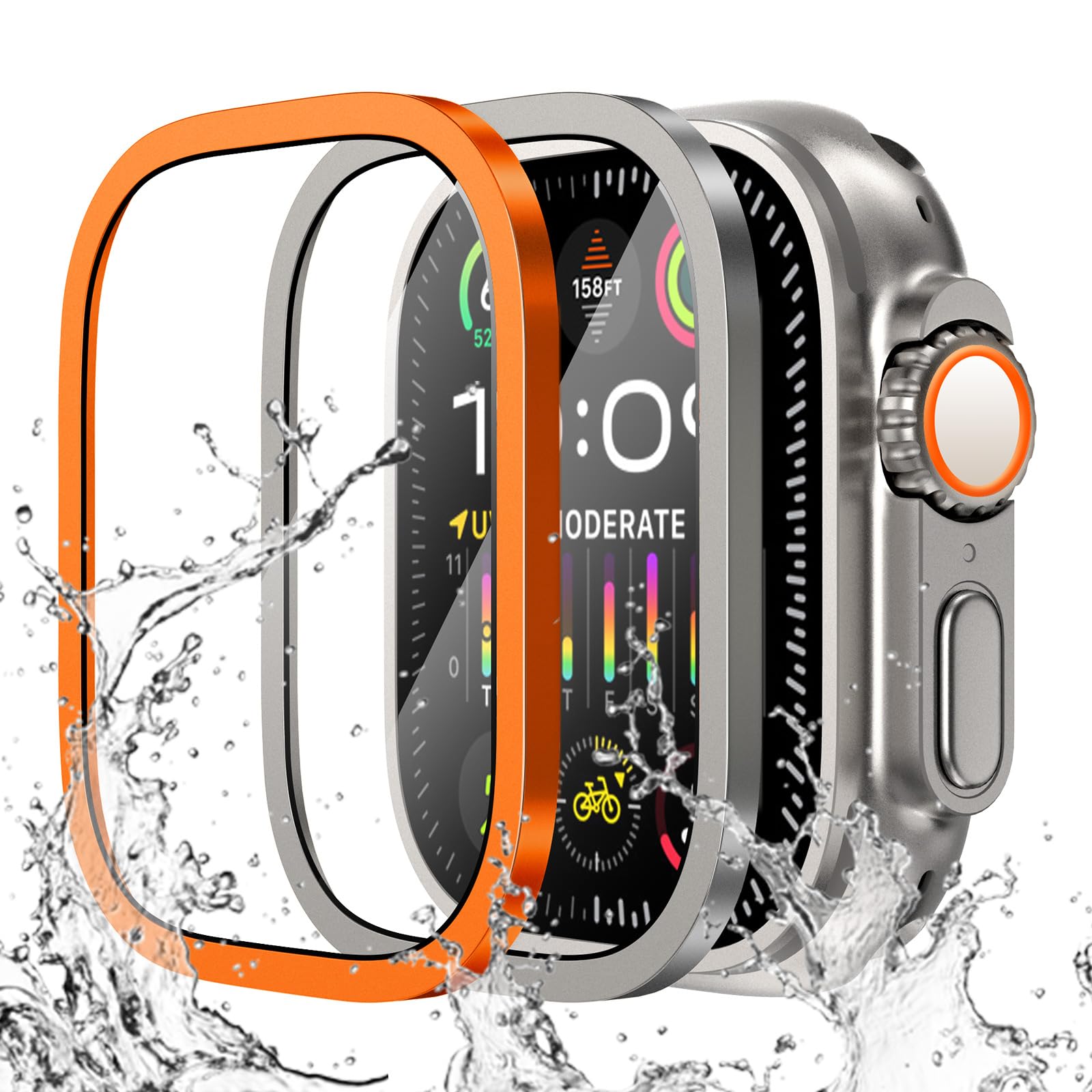 زجاج مقسى لساعة أبل الترا 49 م - مراجعة Smartwatch Watches For Mens وسعره
