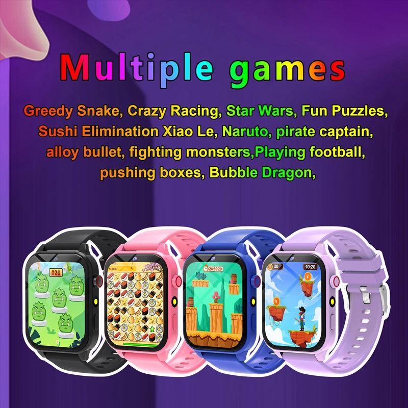 لعبة أطفال ساعة ذكية مصباح يدو - مراجعة Smartwatch Watches Gift For Girls وسعره