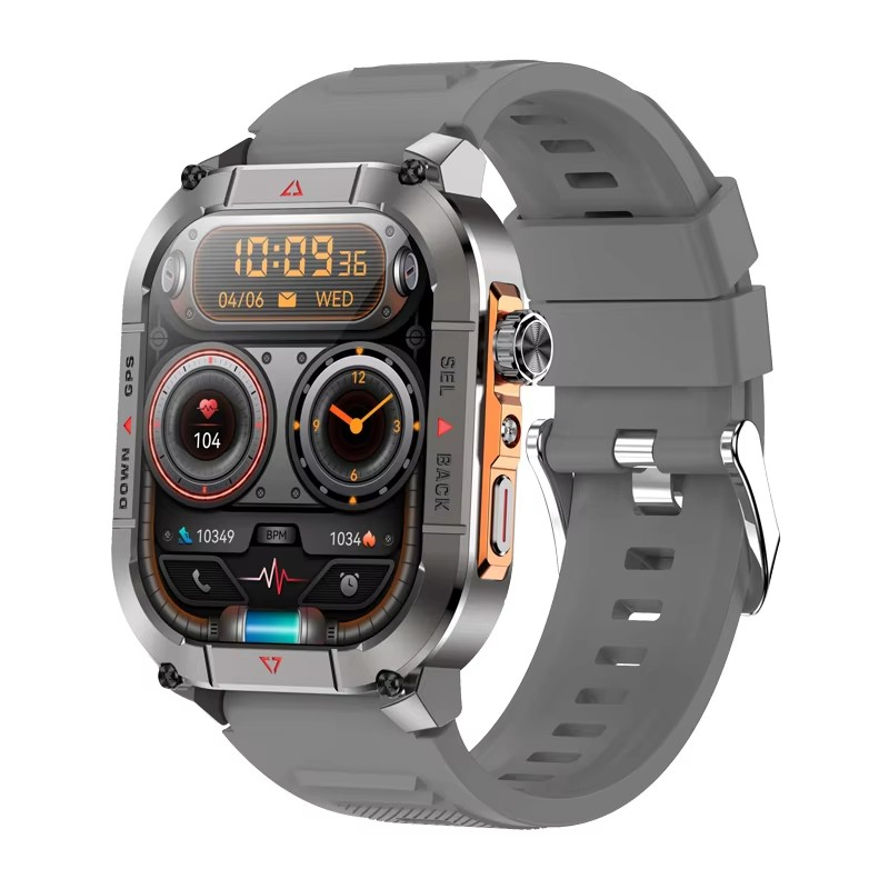 جديد HK84 الرجال ساعة ذكية AMO - مراجعة Smartwatch Watches For Mens وسعره