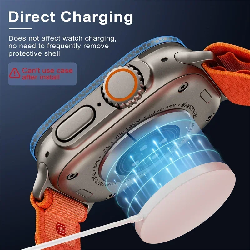 2 قطعة الزجاج المقسى لساعة أبل - مراجعة Smartwatch Watches For Mens وسعره