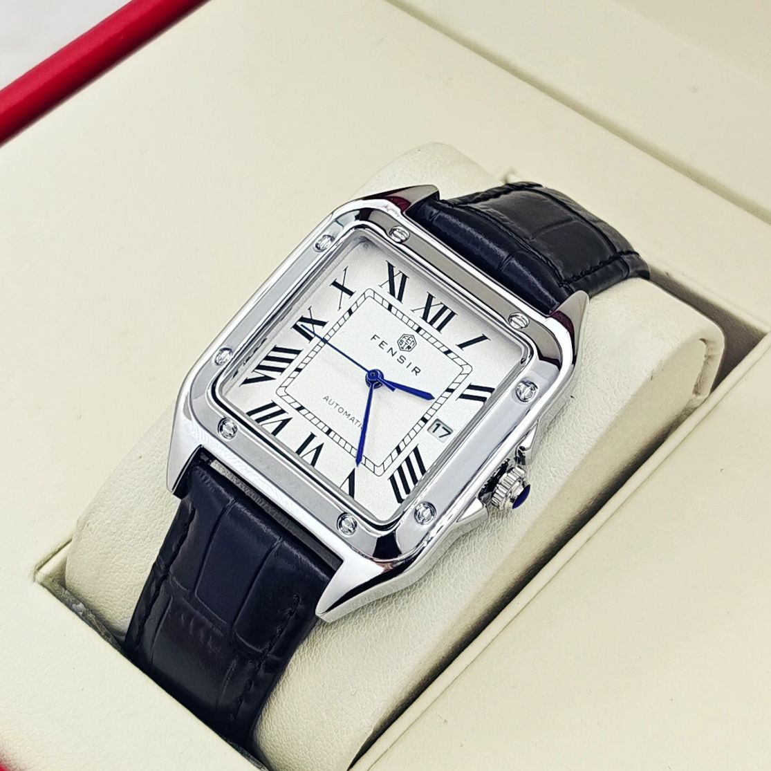 ساعة كوارتز رجالية جديدة راقية - مراجعة Smartwatch Watches Brand Name وسعره