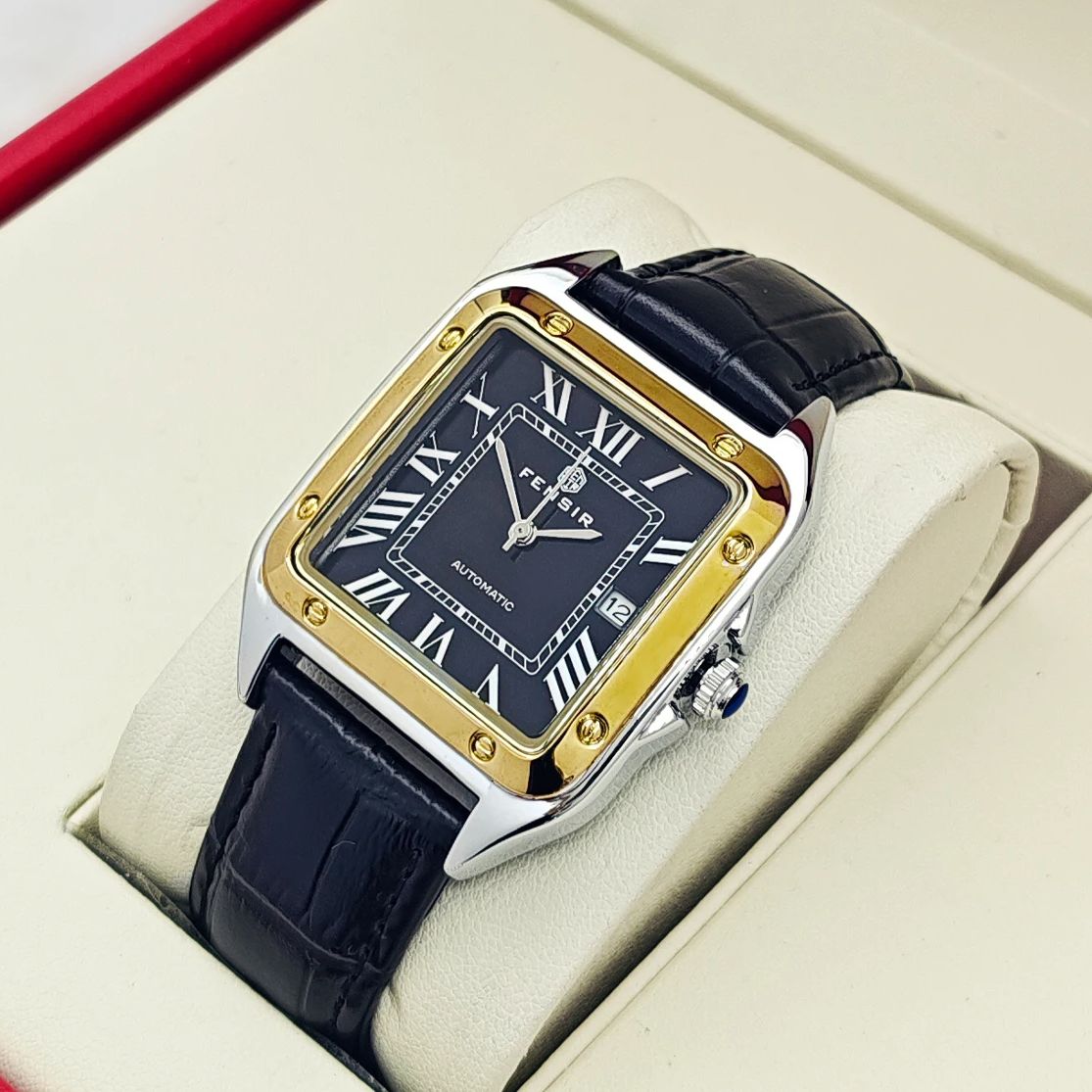 ساعة كوارتز رجالية جديدة راقية - مراجعة Smartwatch Watches Brand Name وسعره