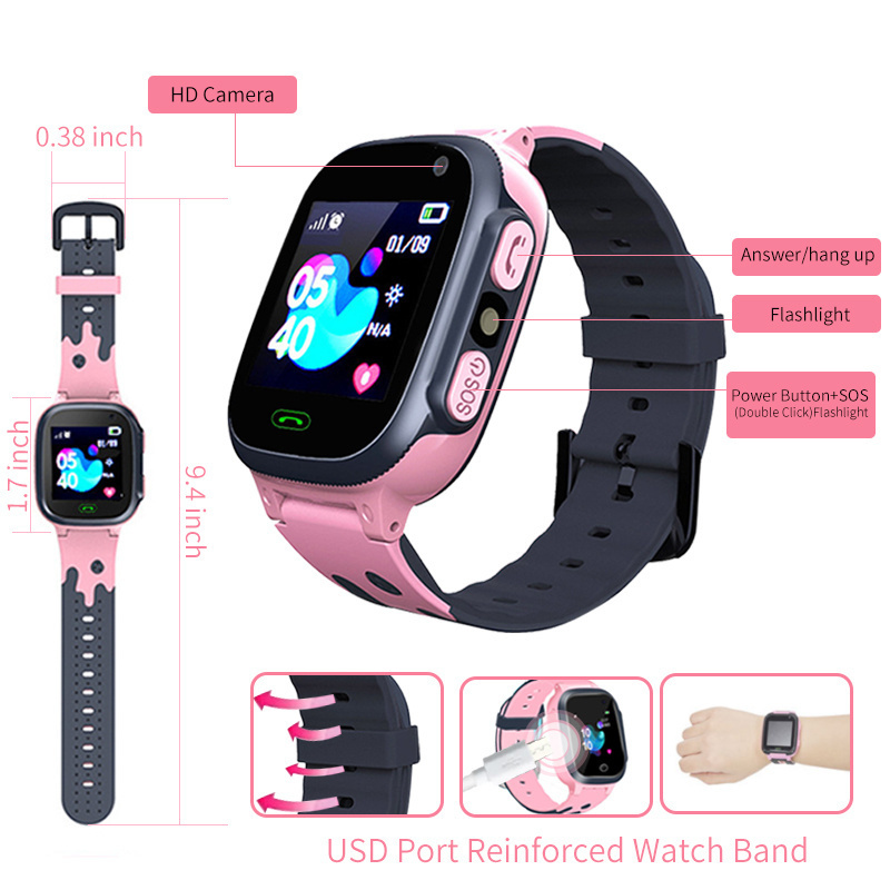 ساعة ذكية للأطفال مقاومة للماء - مراجعة Smartwatch Watches Gift For Girls وسعره