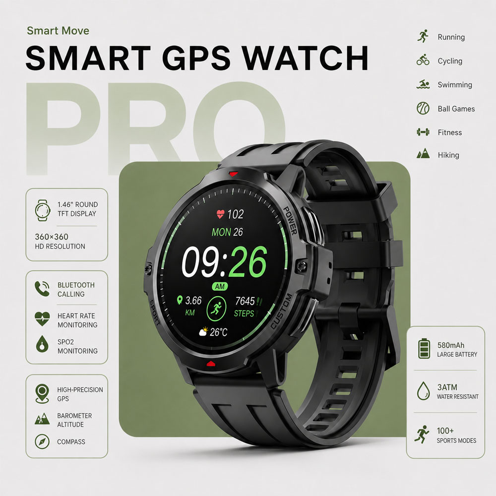 ساعة ذكية عسكرية جديدة بشاشة 1 - مراجعة Timex Watches Smartwatch وسعره