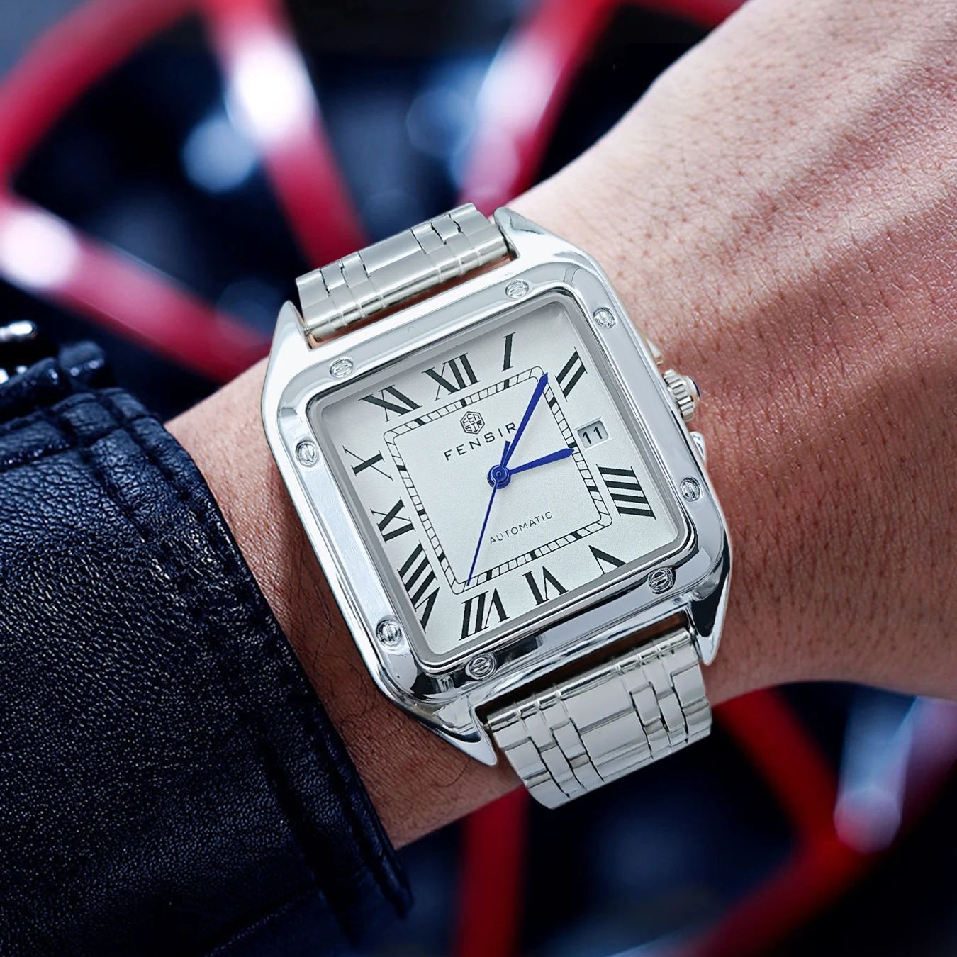 ساعة رجالية مربعة الشكل بتصميم - مراجعة Smartwatch Watches Best Gift For Men وسعره