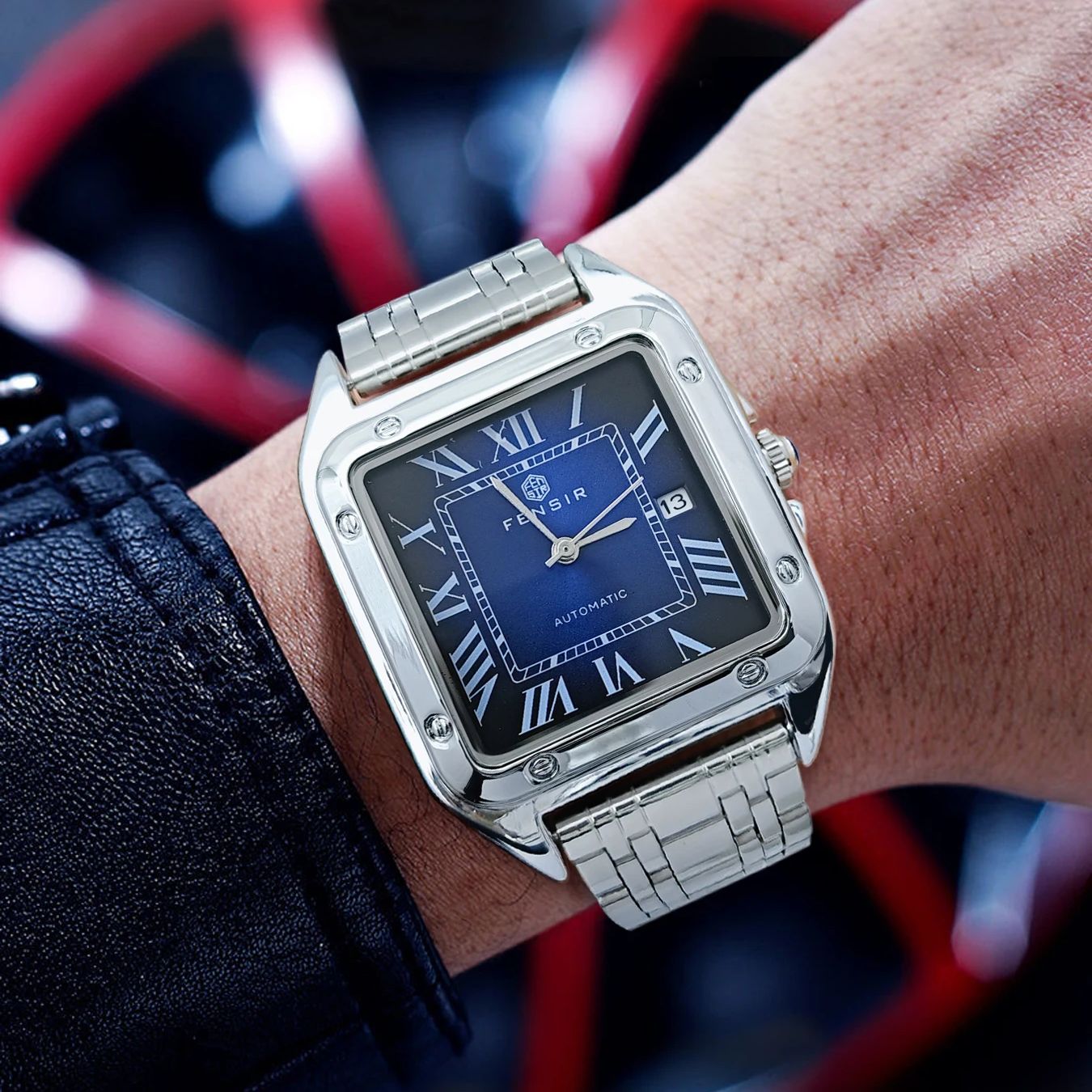 ساعة رجالية مربعة الشكل بتصميم - مراجعة Smartwatch Watches Best Gift For Men وسعره