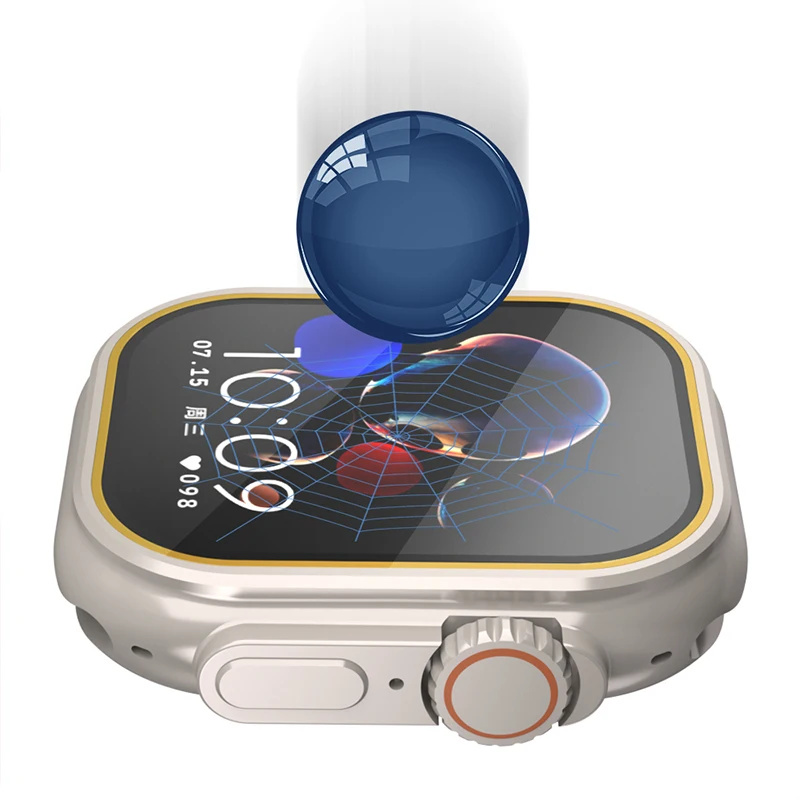 طبقة من الزجاج المقسى لساعة أب - مراجعة Smartwatch Watches For Girls وسعره