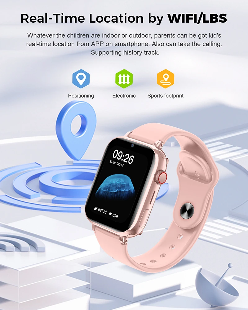 2025 ساعة ذكية للأطفال LBS الم - مراجعة Smartwatch Watches Gift For Girls وسعره