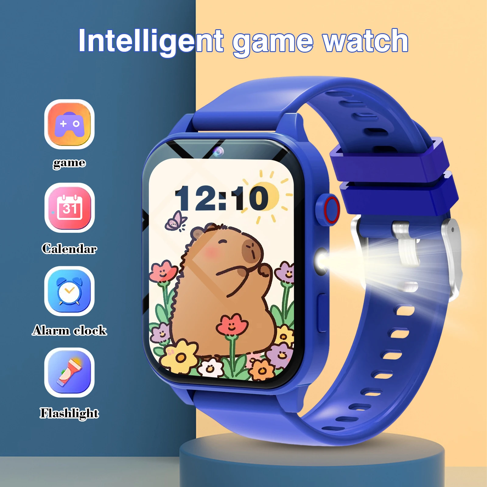 ساعة ذكية للأطفال 18 لعبة كامي - مراجعة Smartwatch Watches Gift For Girls وسعره