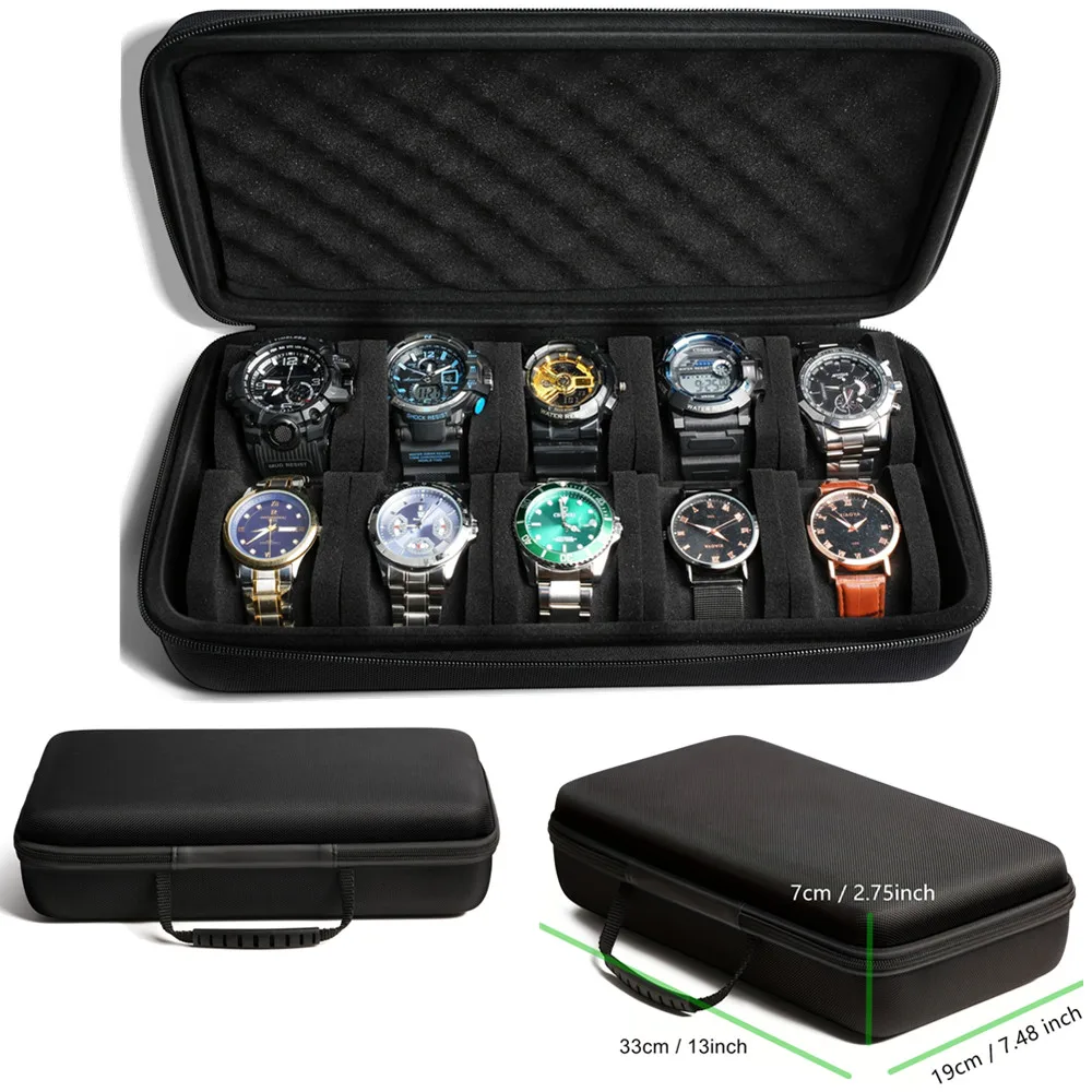 10 فتحات صندوق ساعة منظم محمول - مراجعة Tag Watches Smartwatch وسعره