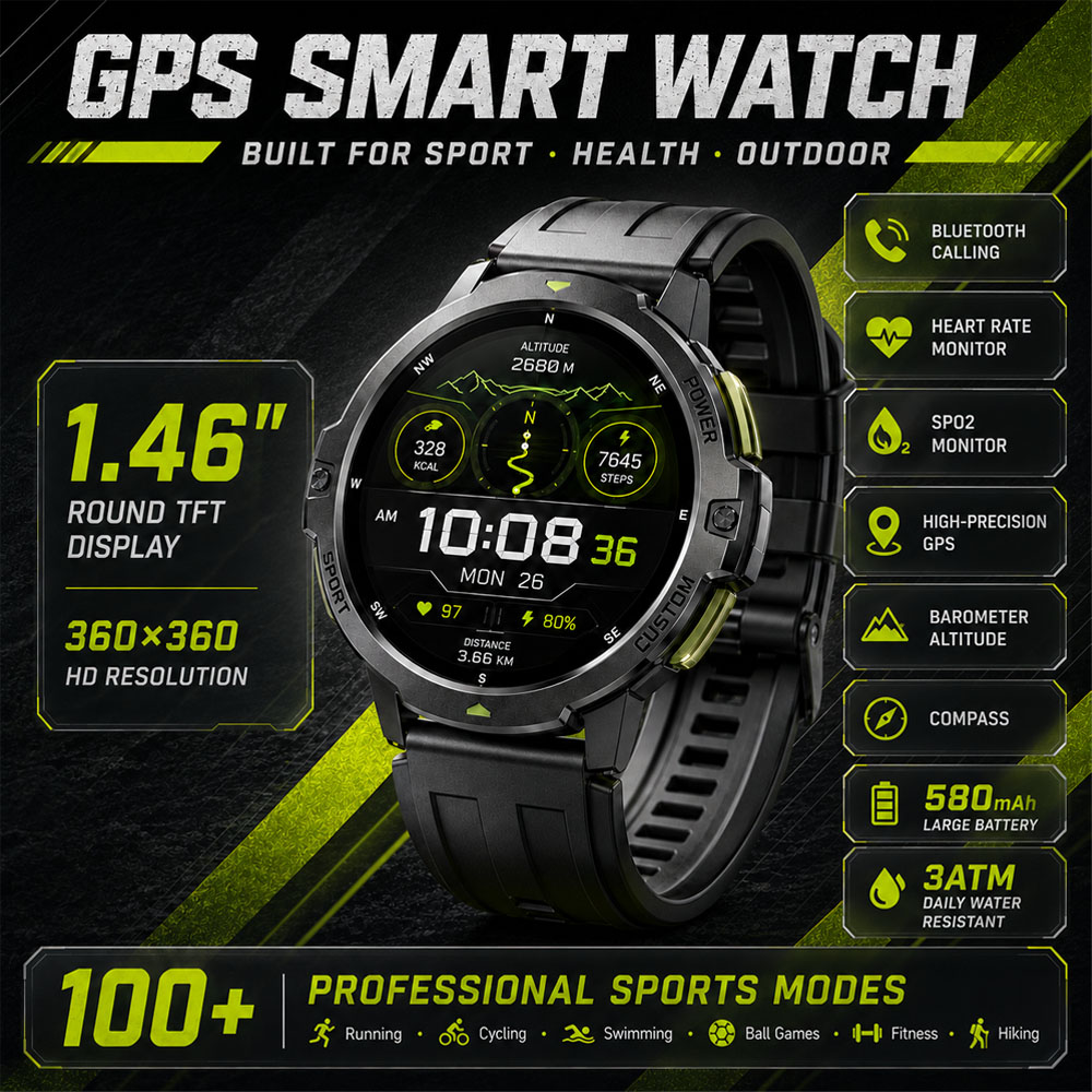 ساعة ذكية عسكرية جديدة بنظام ت - مراجعة Timex Watches Smartwatch وسعره