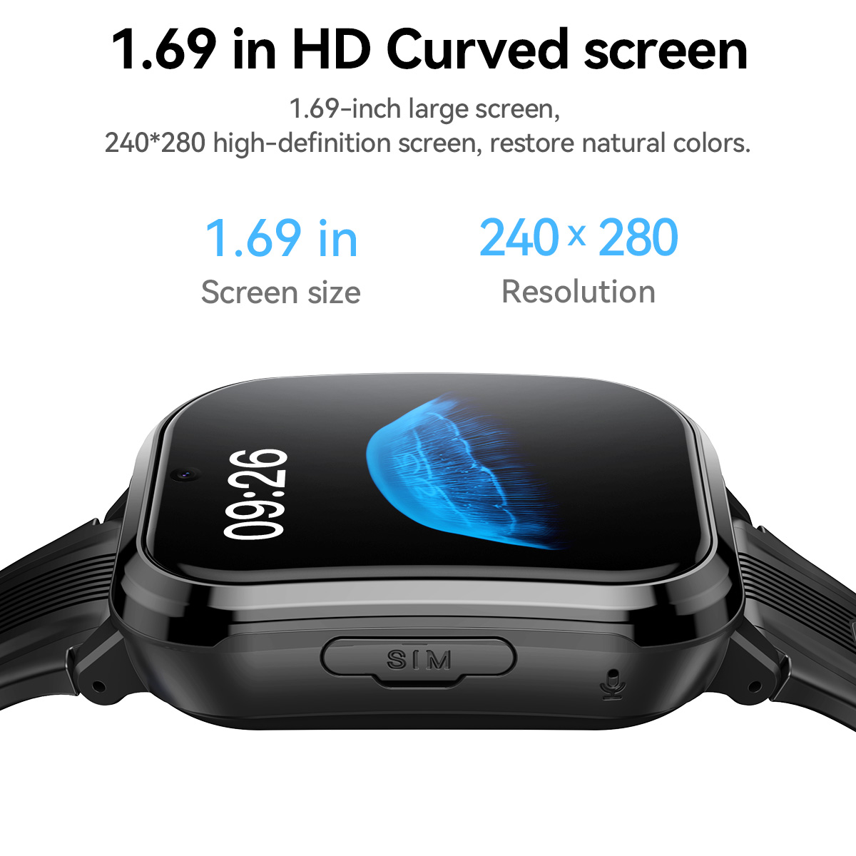 ساعة ذكية للأطفال HOCO Y108 بش - مراجعة Smartwatch Digital Watches For Kids وسعره