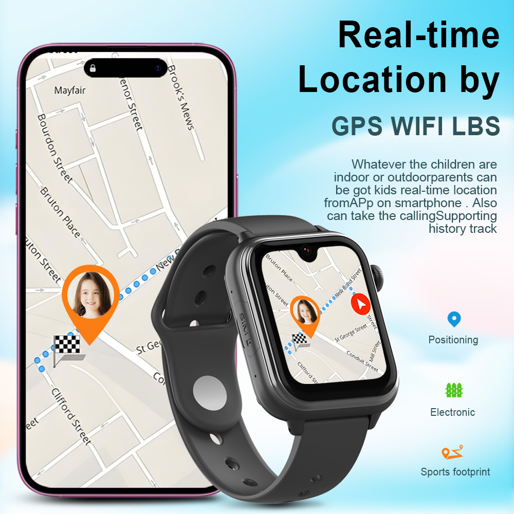 ساعة ذكية Wonlex KT37 GPS للأط - مراجعة Smartwatch Digital Watches For Kids وسعره