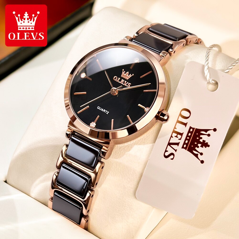 ساعات نسائية أنيقة OLEVS ساعة  - مراجعة Minimalist Thin Watch وسعره