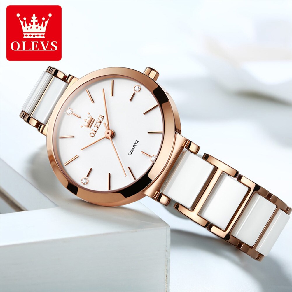 ساعات نسائية أنيقة OLEVS ساعة  - مراجعة Minimalist Thin Watch وسعره